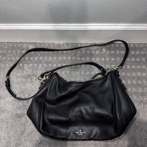 Kate Spade Black Leather Shoulder Bag